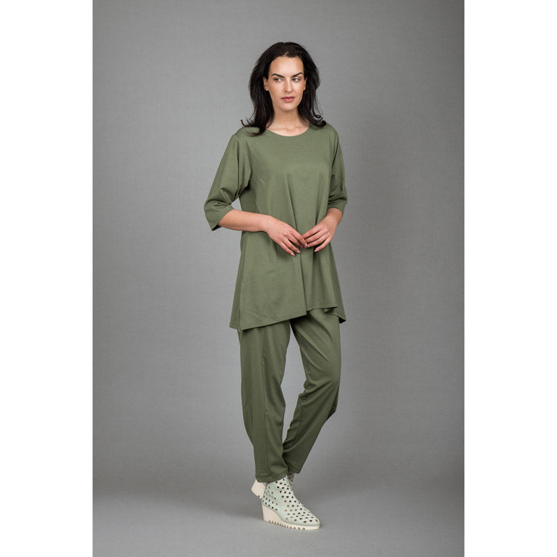 Anna Blouse & Myrto Pants - Olive - CHIC & SIMPLE