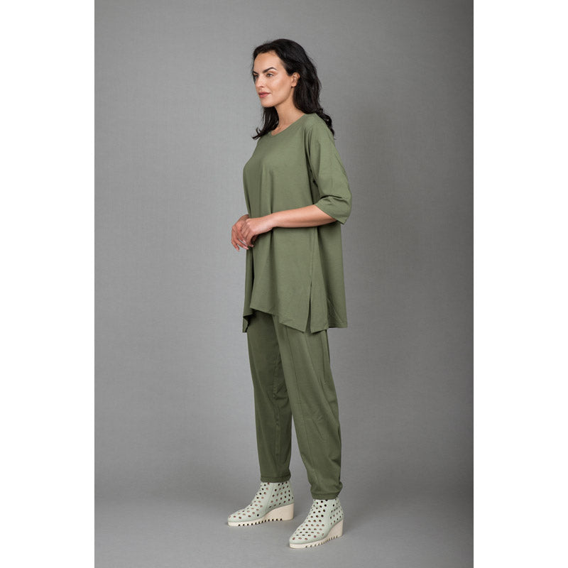 Anna Blouse & Myrto Pants - Olive - CHIC & SIMPLE