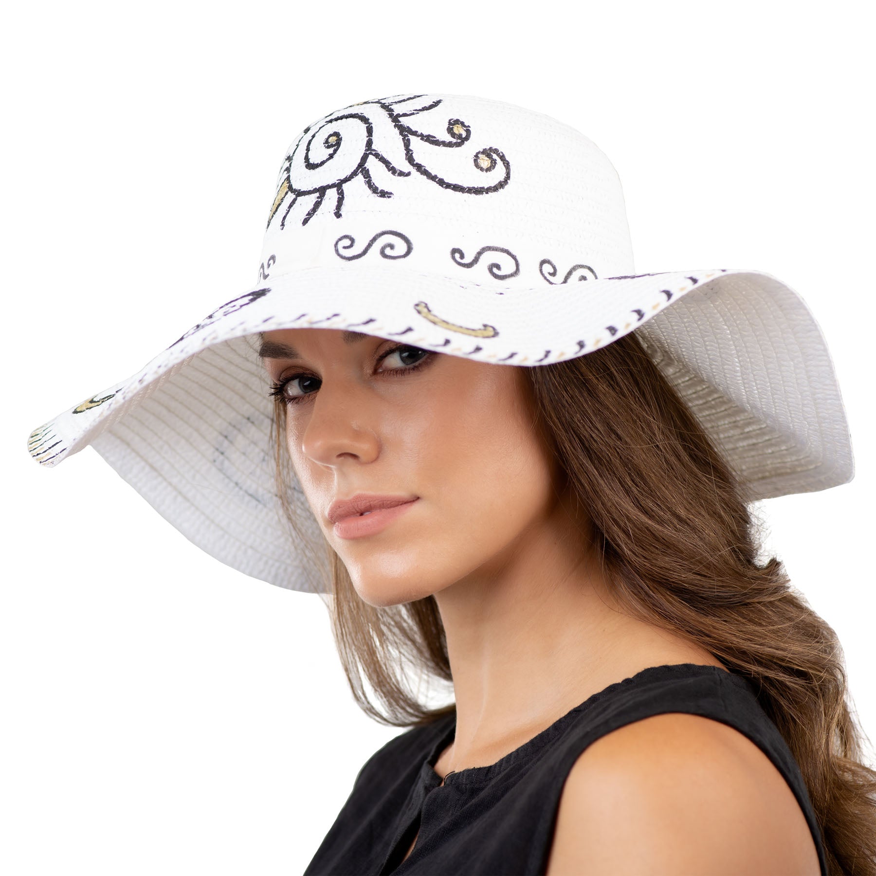 Sandi Hat - White - BULLEVARD GALLERY