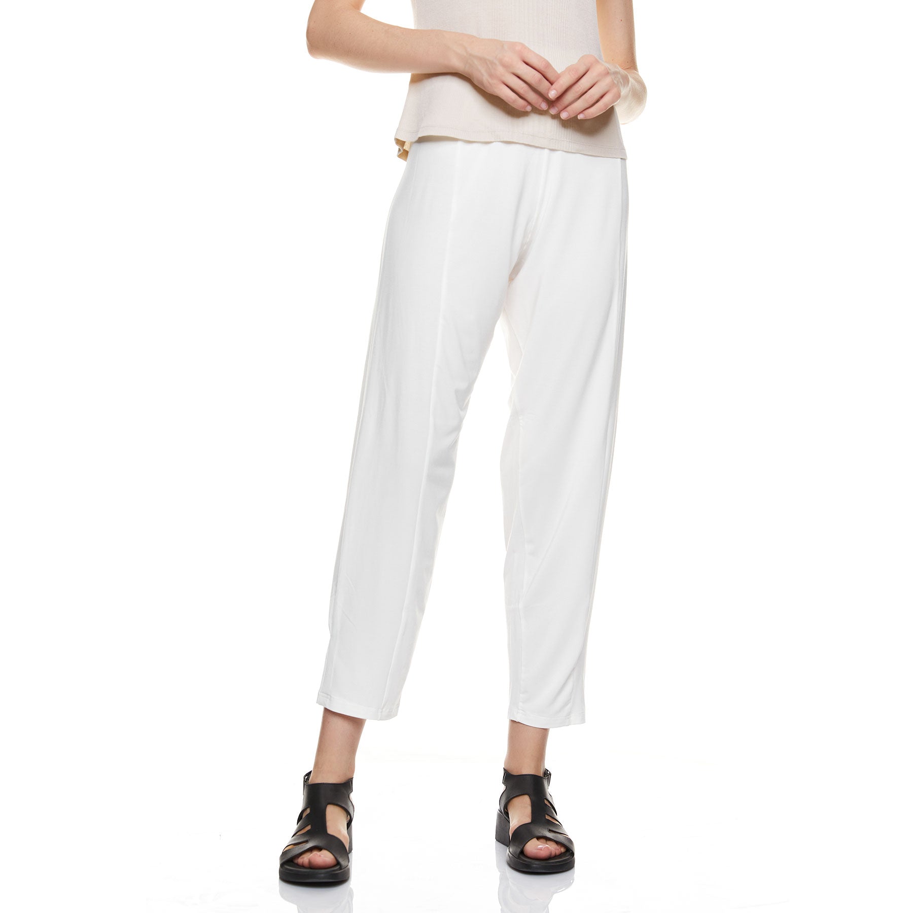 Myrtle Ecru Pants - CHIC & SIMPLE