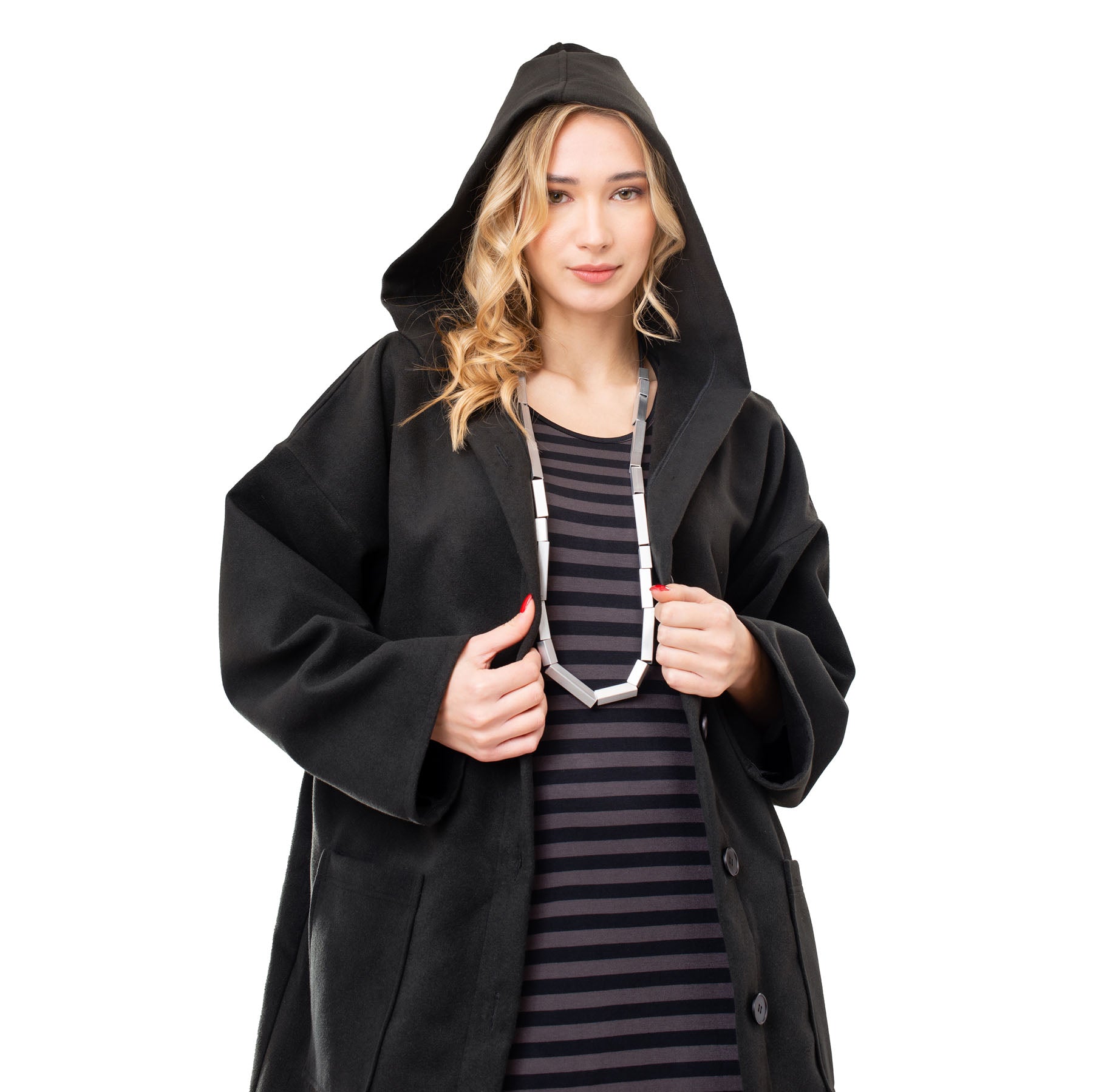 Nefeli Coat - Black - CHIC AND SIMPLE